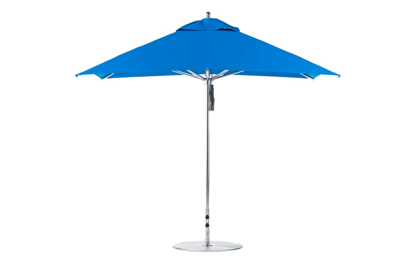 Ledge Lounger 10' Square Pulley Premier Umbrella