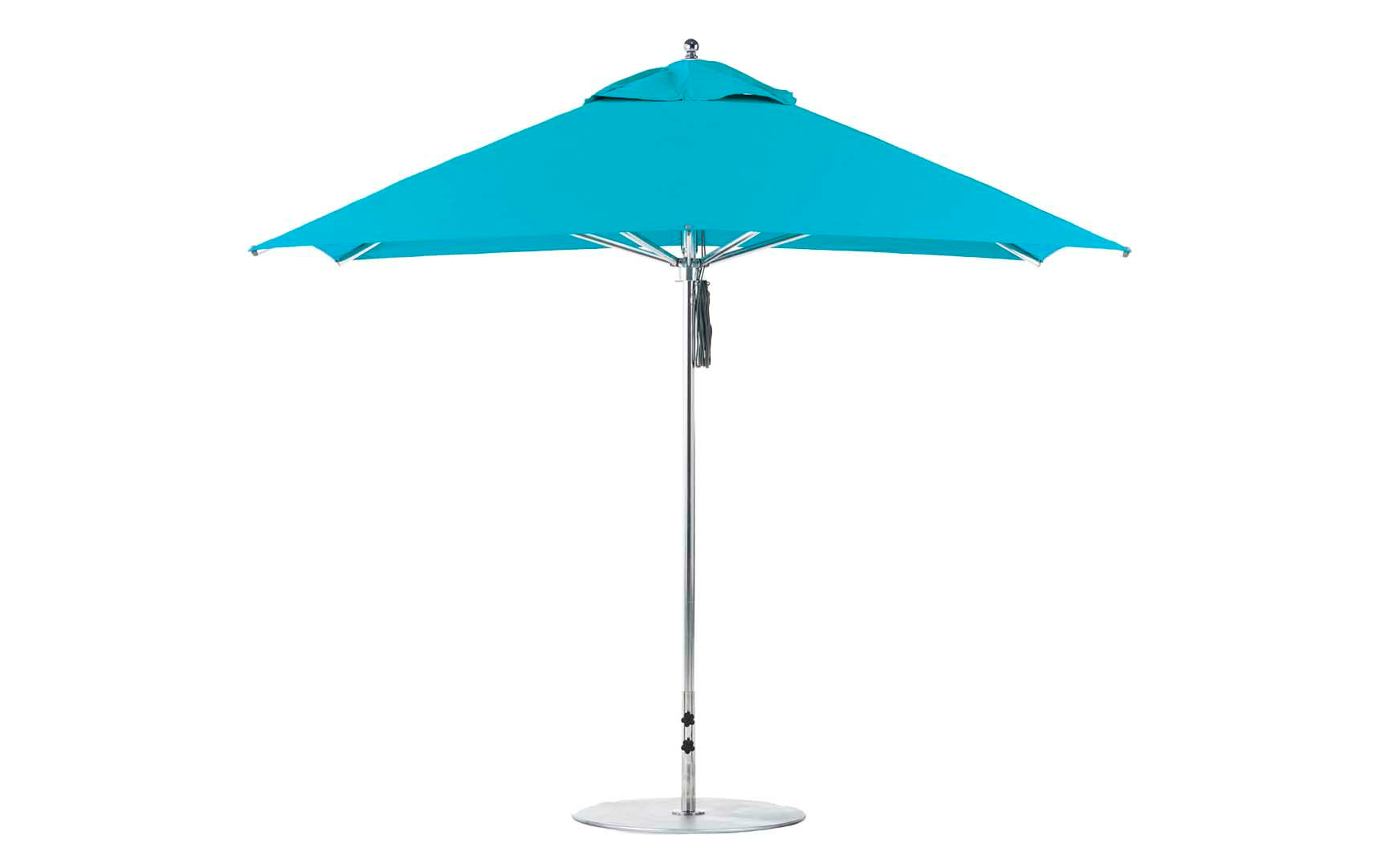 Ledge Lounger 10' Square Pulley Premier Umbrella