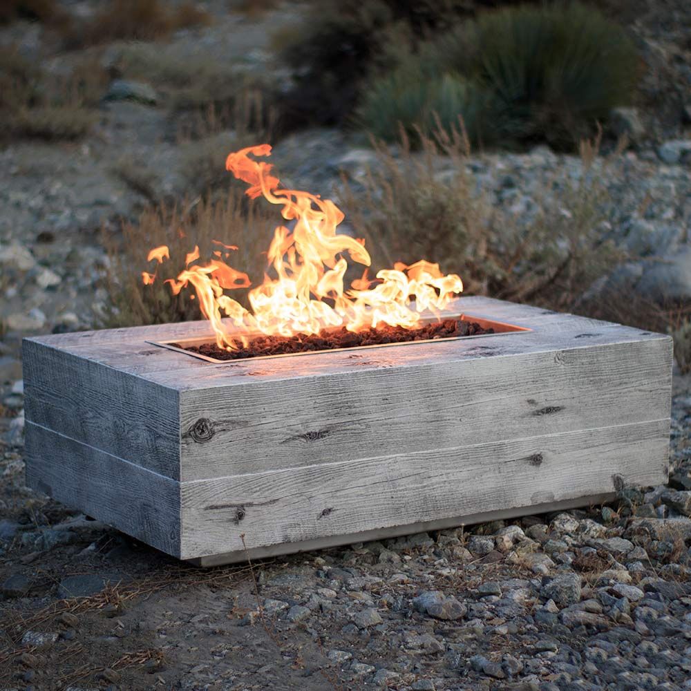 The Outdoor Plus Coronado 48 Inch Fire Pit – GFRC Woodgrain