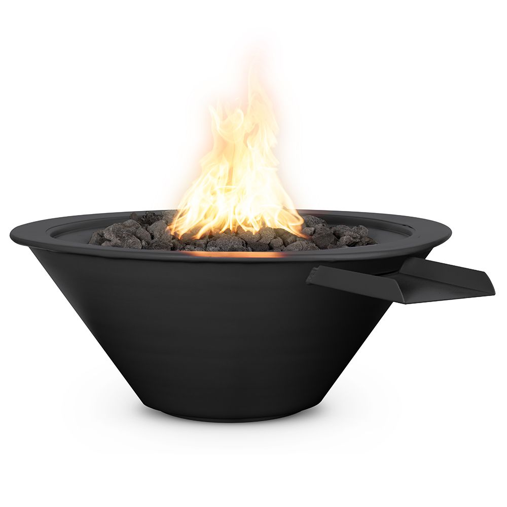 The Outdoor Plus Cazo 24 Inch Fire & Water Bowl - Metal Powder Coat